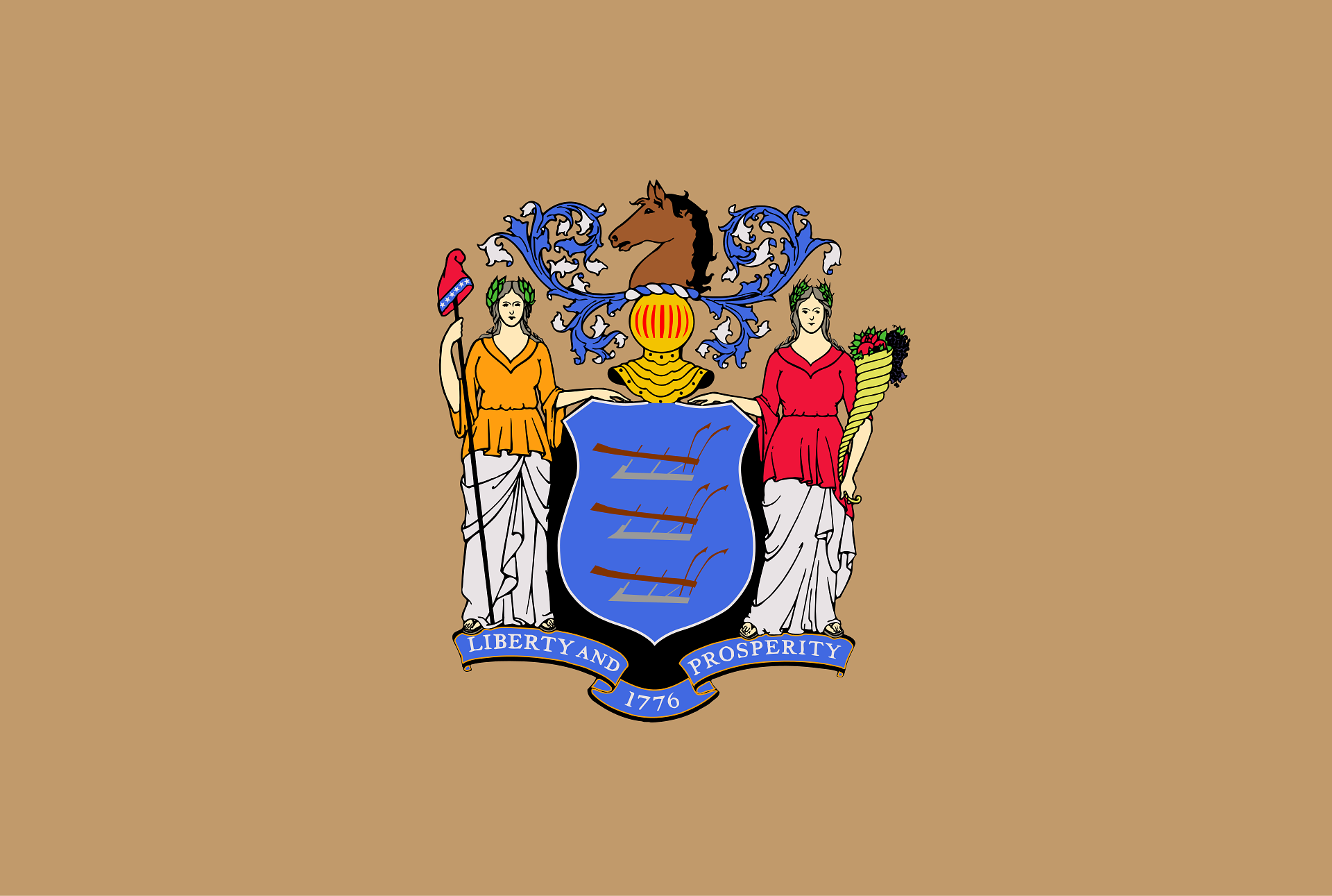 new-jersey-flag New Jersey state flag