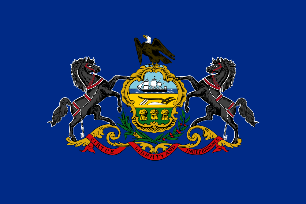 pennsylvania-flag Pennsylvania state flag