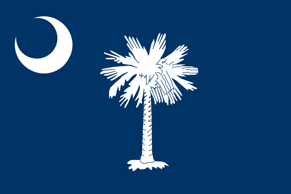 south-carolina-flag South Carolina state flag